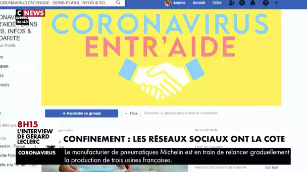 Confinement : les réseaux sociaux ont la cote