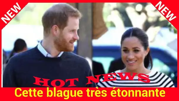 Cette blague très étonnante du prince Harry en public sur la grossesse de Meghan