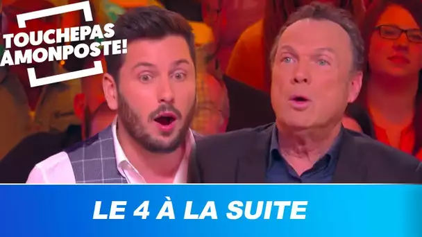 TPMP joue au "4 à la suite" avec Julien Lepers : fou rire sur le plateau !