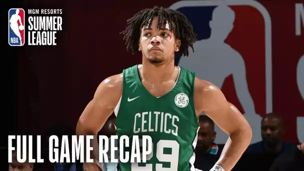 CELTICS vs 76ERS | Carsen Edwards Scores 20 In Debut | MGM Resorts NBA Summer League