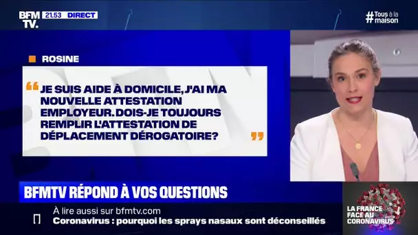 Suis-je obligé de remplir l'attestation de déplacement si j'ai mon attestation employeur?