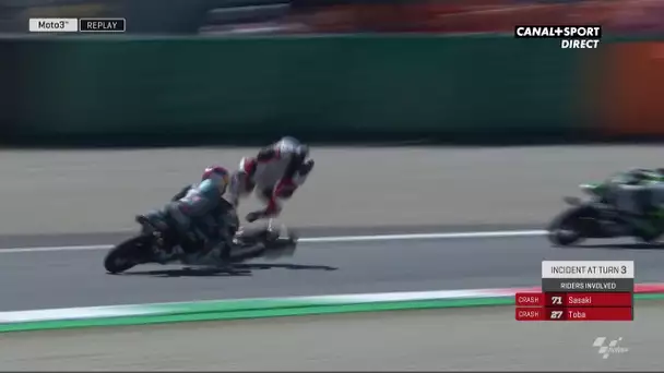 Moto3 - Crash à deux ! Fenati et Migno se télescopent !