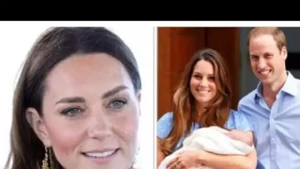 Le moment de la naissance de George par Kate Middleton n'a pas suivi l'histoire: "Je ne peux pas nui