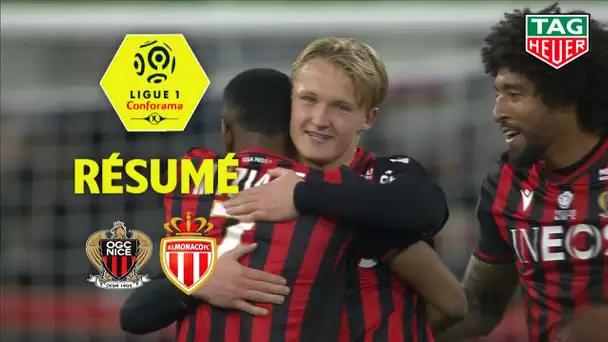 OGC Nice - AS Monaco ( 2-1 ) - Résumé - (OGCN - ASM) / 2019-20