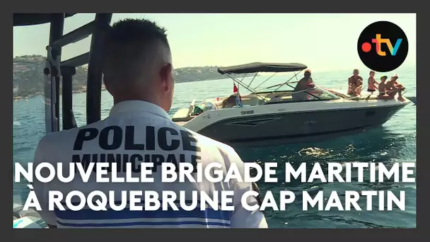 La nouvelle brigade maritime de Roquebrune Cap Martin patrouille en mer pour préserver le littoral