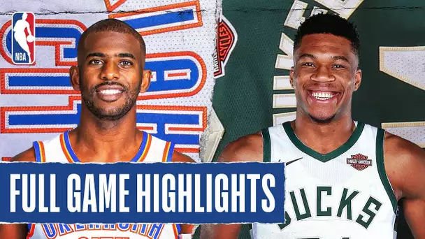 THUNDER at BUCKS | FULL GAME HIGHLIGHTS | February 28, 2020