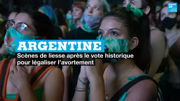 Argentine : scènes de liesse après le vote historique pour légaliser l’avortement