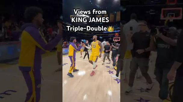 LeBron James REGAL TRIPLE-DOUBLE! 👑|#Shorts