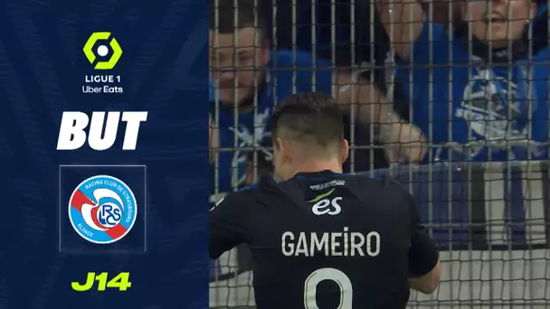 But Kévin GAMEIRO (17' - RCSA) AC AJACCIO - RC STRASBOURG ALSACE (4-2) 22/23