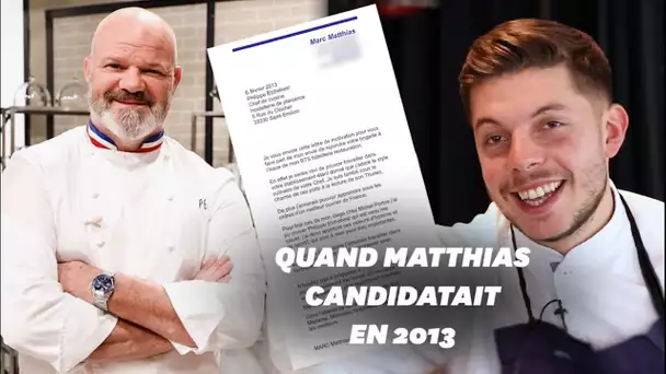 "Top Chef": la lettre de Matthias Marc à Philippe Etchebest 8 ans avant l'émission