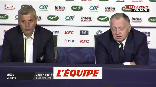 Jean-Michel Aulas « Il y a une grande déception ce soir » - Foot - Coupe