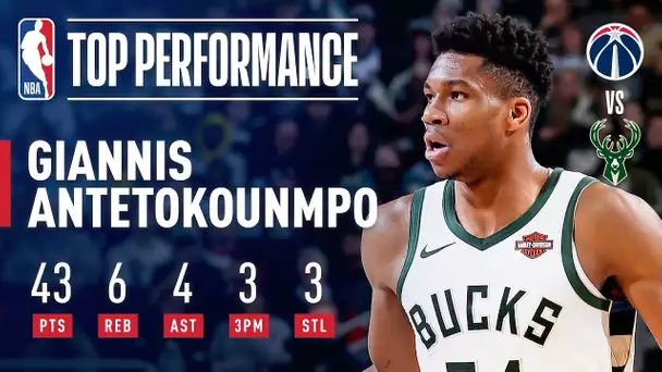 Giannis Antetokounmpo Drops An EFFICIENT 43 Points | February 6, 2019