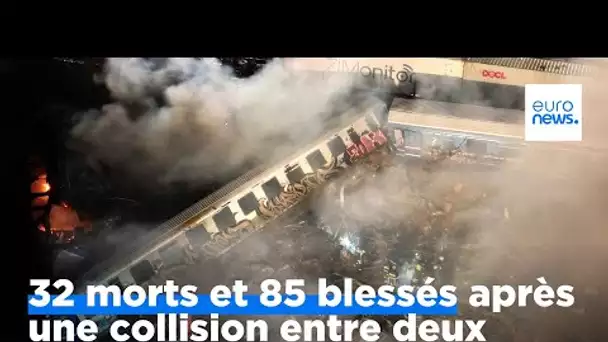 Catastrophe ferroviaire en Grèce : 36 morts et 66 blessés hospitalisés (nouveau bilan)