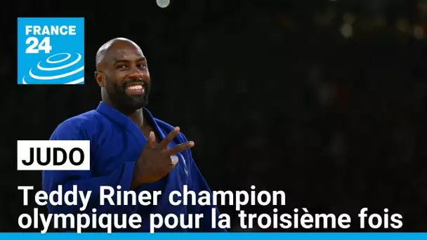 Judo : Teddy Riner champion olympique des lourds pour la troisième fois • FRANCE 24