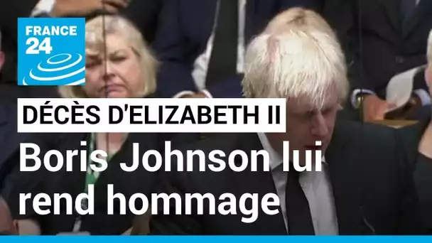 Décès d'Elizabeth II : Boris Johnson rend hommage à la reine • FRANCE 24