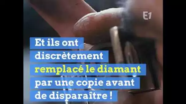 Deux escrocs utilisent un incroyable tour de passe-passe pour voler énorme un diamant