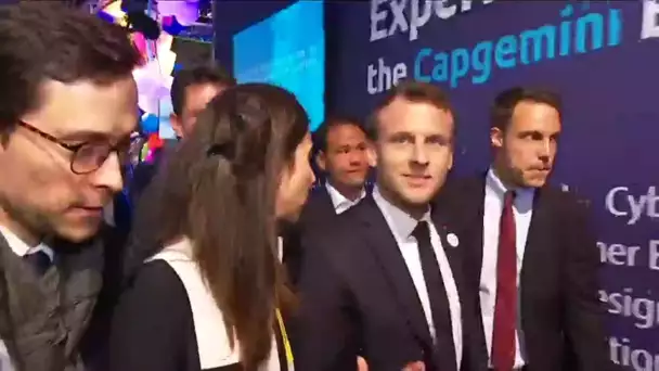 Ouverture du salon Vivatech à Paris en présence d'Emmanuel Macron