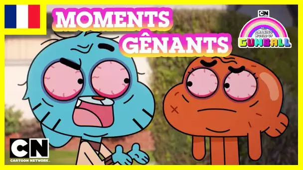 Le Monde Incroyable de Gumball en français | Les PIRES moments gênants !