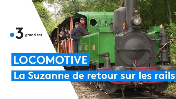 La locomotive "La Suzanne" de retour sur les rails de la Voie Sacrée à Bar-le-Duc