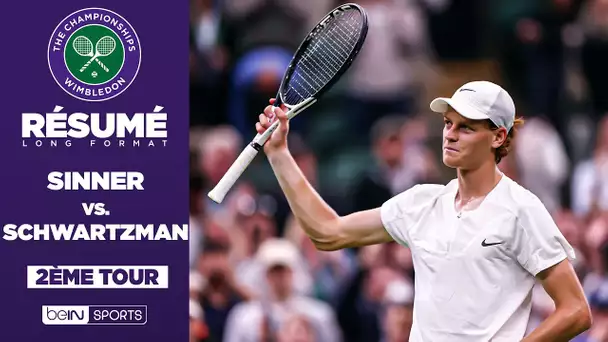 Résumé - Wimbledon : Jannik Sinner VS Diego Schwartzman