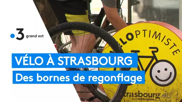 Vélo à Strasbourg : des bornes pour regonfler vos pneus gratuitement