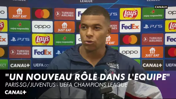 La réaction de Kylian Mbappé - PSG / Juventus - Ligue des Champions (1re j.)