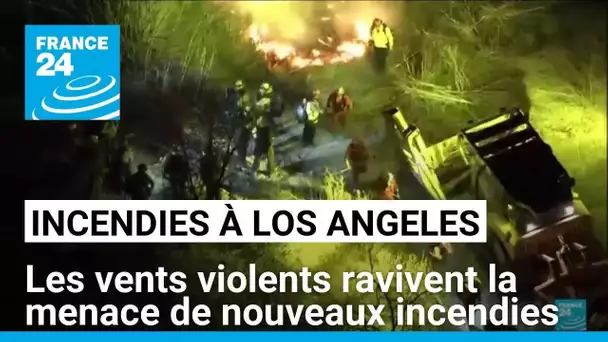 Les vents violents ravivent la menace de nouveaux départs de feu à Los Angeles • FRANCE 24