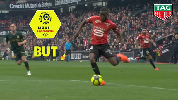 But Adrien HUNOU (3') / Stade Rennais FC - AS Monaco (2-2)  (SRFC-ASM)/ 2018-19