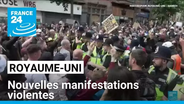 Royaume-Uni : des militants anti-immigration et anti-racisme se font face à Nottingham