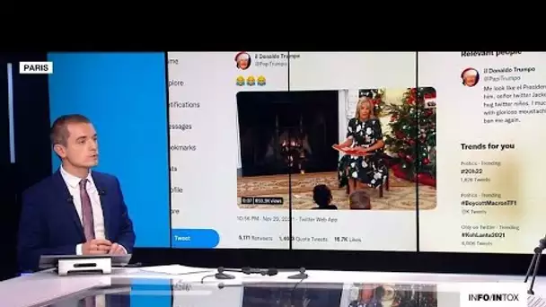 Jill Biden décorée d'infox pour Noël • FRANCE 24