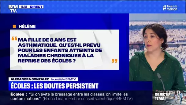 Qu'est-il prévu pour les enfants atteints de maladies à la reprise de l'école? BFMTV vous répond