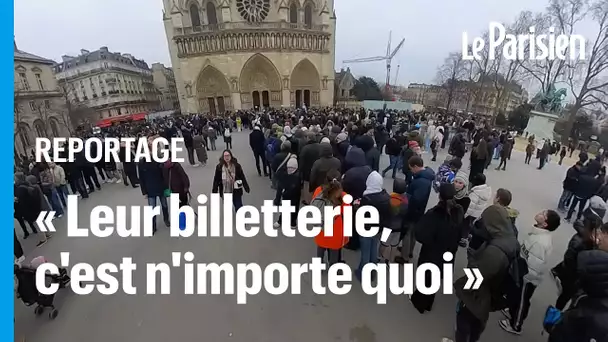 Jusqu'à 2h30 de queue pour entrer dans Notre-Dame sans tickets