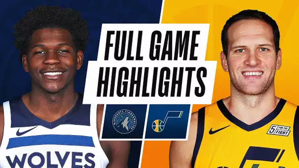 TIMBERWOLVES at JAZZ | FULL GAME HIGHLIGHTS | April 24, 2021