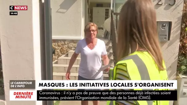 Coronavirus : distribution de masque, les initiatives s'organisent