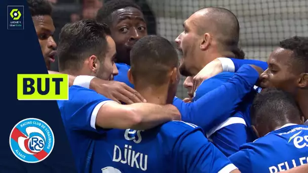 But Ludovic AJORQUE (21' - RCSA) OGC NICE - RC STRASBOURG ALSACE (0-3) 21/22