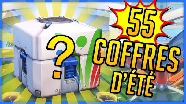 ▶ 55 COFFRES DES JEUX D’ÉTÉ ! ◀ | Opening Overwatch