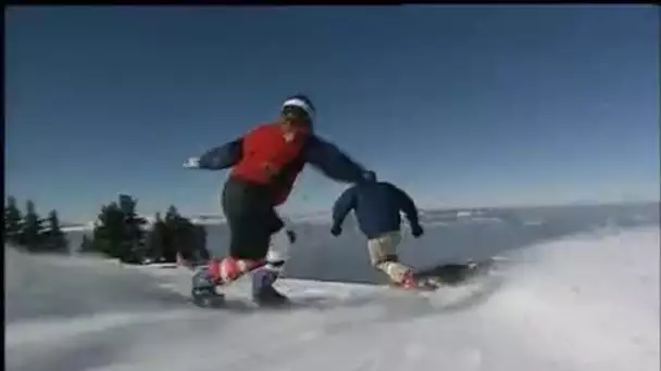 Portrait de Karine Ruby, surfeuse des neiges