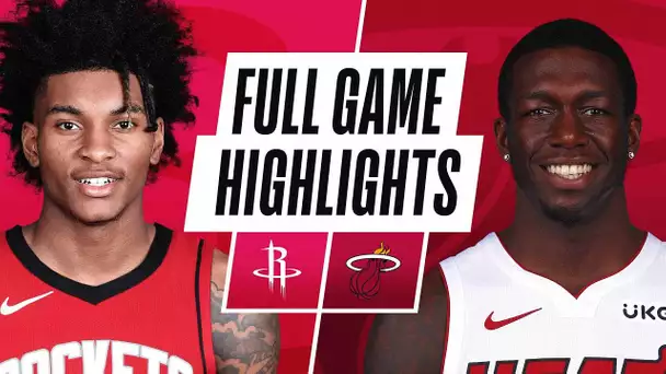 ROCKETS at HEAT | FULL GAME HIGHLIGHTS | April 19, 2021