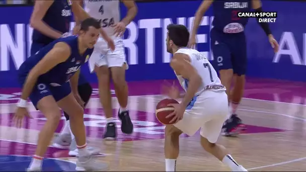 Coupe du Monde FIBA 2019 - 1/4 finale Argentine / Serbie : Stepback à 3 points pour les argentins !