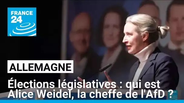 Législatives en Allemagne : qui est Alice Weidel, la cheffe du parti d'extrême droite AfD ?