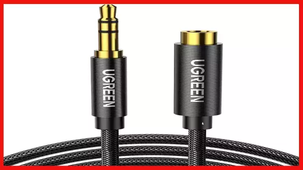 UGREEN Headphone Extension Cable Nylon Braided Male to Female 3.5mm Extension Cable Lossless Multi