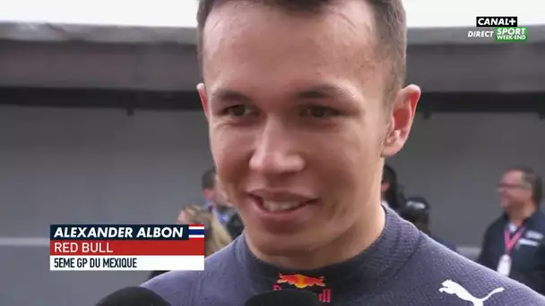 Réaction d'Alexander Albon