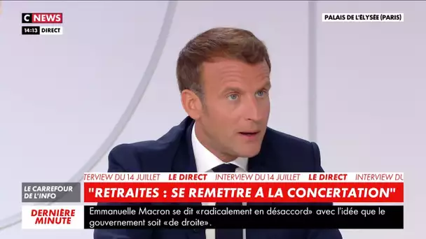 Emmanuel Macron : "On ne résout pas une crise comme celle-ci en augmentant les impôts"