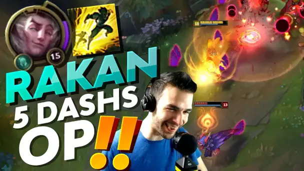 RAKAN : 5  DASH OP ! 4vs5 DE OUF!  (Nouveau Champion League of Legends)