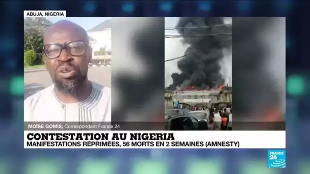 Contestation au Nigeria: manifestations réprimées, 56 morts en deux semaines selon Amnesty