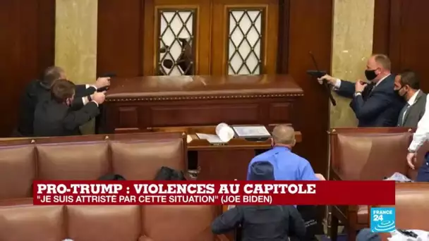 Capitole envahi par des pro-Trump : "une agression contre la démocratie" a réagi Biden