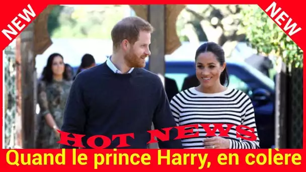 Quand le prince Harry, en colère, repousse un cameraman qui s’approche trop près de Meghan