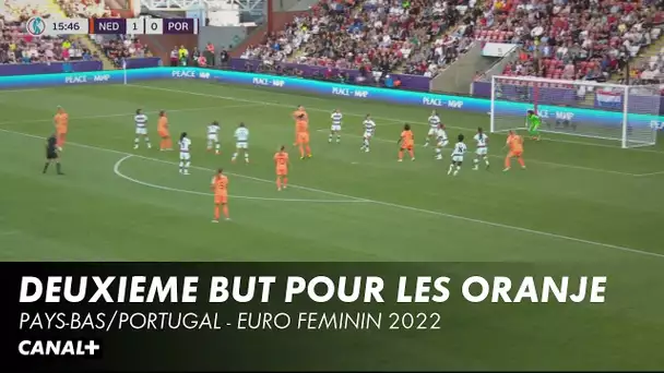 15ème - Deuxième but pour les Pays-Bas sur une nouvelle tête - Euro Féminin 2022