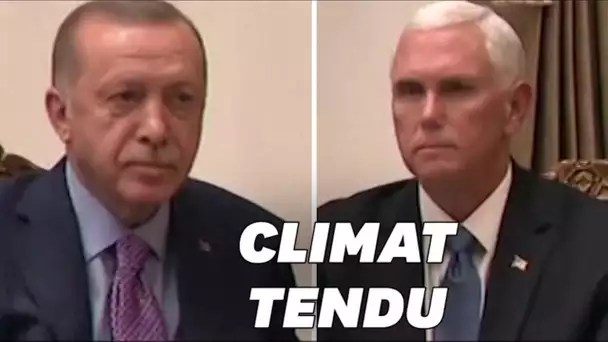 erdogan pence pompeo rencontre glaciale turquie