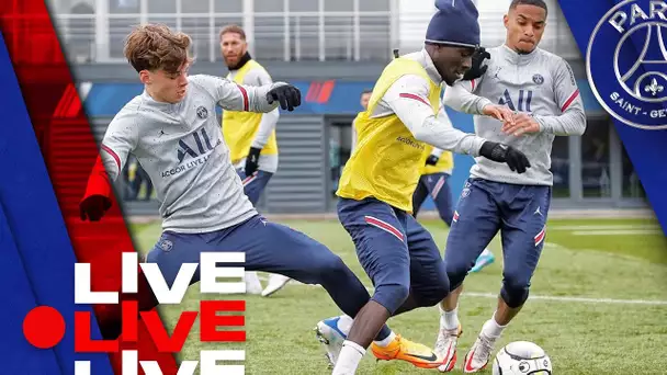 ⚽️ 15 minutes of training before Paris Saint-Germain - Olympique de Marseille 🔴🔵